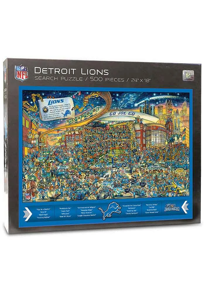 Detroit Lions 500 Piece Joe Journeyman Puzzle