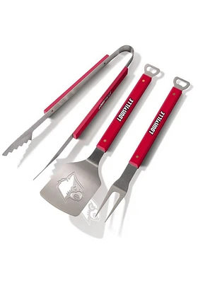 Louisville Cardinals 3 Piece BBQ Tool Set