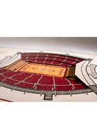 Indiana Hoosiers 5-Layer 3D Stadium View Wall Art - Tan