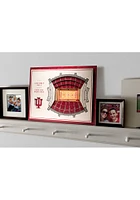 Indiana Hoosiers 5-Layer 3D Stadium View Wall Art - Tan