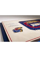 Kansas Jayhawks 5-Layer 3D Stadium View Wall Art - Tan