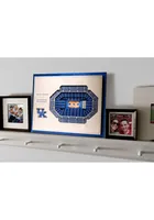 Kentucky Wildcats 5-Layer 3D Stadium View Wall Art