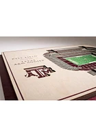 Texas A&M Aggies 5-Layer 3D Stadium View Wall Art