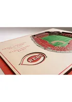 Cincinnati Reds 5-Layer 3D Stadium View Wall Art