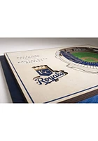 Kansas City Royals 5-Layer 3D Stadium View Wall Art - Tan
