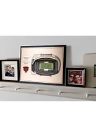 Chicago Bears 5-Layer 3D Stadium View Wall Art - Tan