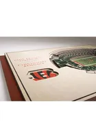 Cincinnati Bengals 5-Layer 3D Stadium View Wall Art