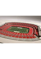 Cleveland Browns 5-Layer 3D Stadium View Wall Art - Tan