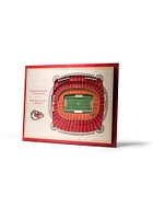 Kansas City Chiefs 5-Layer 3D Stadium View Wall Art - Tan