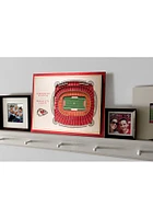 Kansas City Chiefs 5-Layer 3D Stadium View Wall Art - Tan