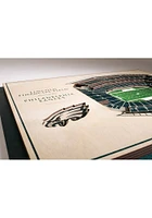 Philadelphia Eagles 5-Layer 3D Stadium View Wall Art - Tan