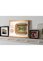 Pittsburgh Steelers 5-Layer 3D Stadium View Wall Art - Tan