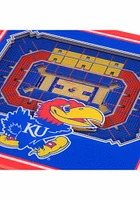 Kansas Jayhawks 3D Stadium View Coaster - Blue