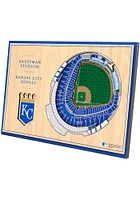 Kansas City Royals 3D Desktop Stadium View Blue Desk Accessory