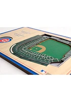 Chicago Cubs 3D Desktop Stadium View Blue Desk Accessory