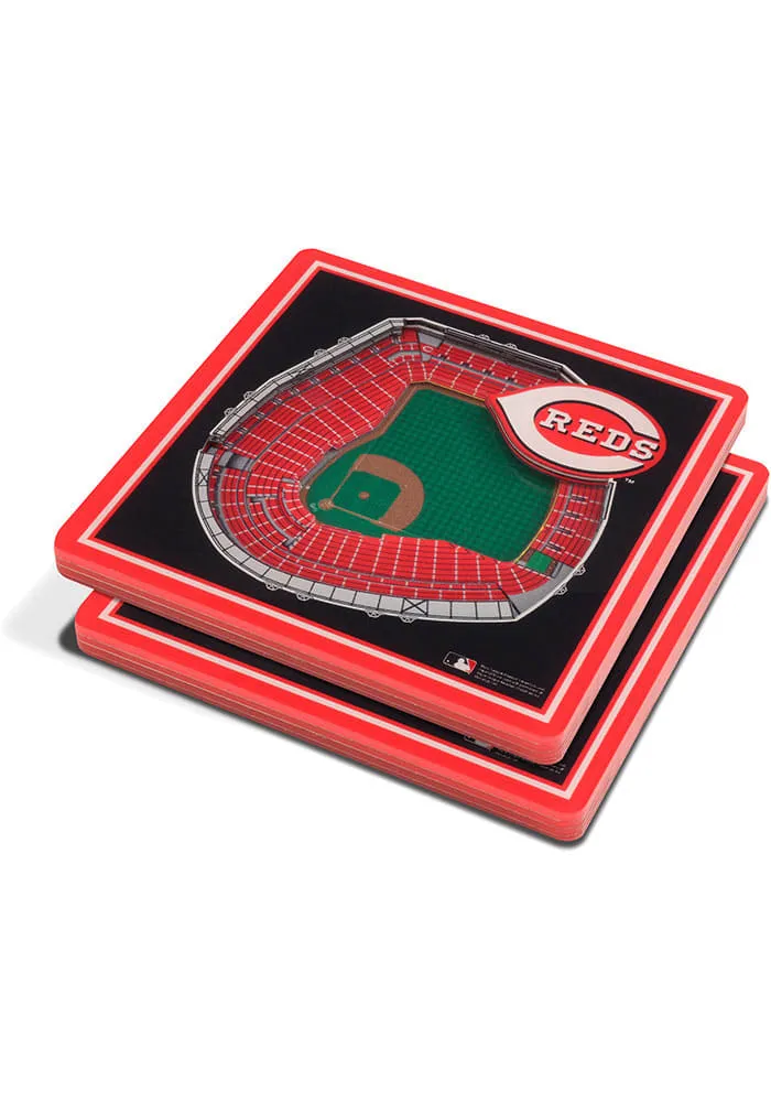 Cincinnati Reds 3D Stadium View Coaster