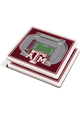 Texas A&M Aggies 3D Stadium View Coaster