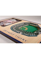 Detroit Tigers Stadium View 4x6 Picture Frame - Brown