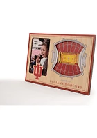 Indiana Hoosiers Stadium View 4x6 Picture Frame - Brown