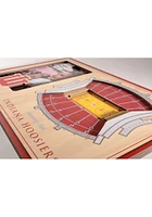 Indiana Hoosiers Stadium View 4x6 Picture Frame - Brown