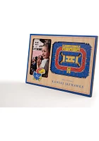 Kansas Jayhawks Stadium View 4x6 Picture Frame - Brown