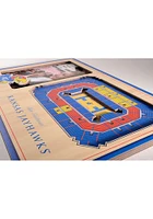 Kansas Jayhawks Stadium View 4x6 Picture Frame - Brown