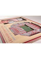 Oklahoma Sooners Stadium View 4x6 Picture Frame - Brown
