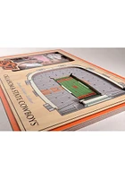 Oklahoma State Cowboys Stadium View 4x6 Picture Frame