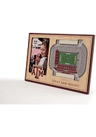 Texas A&M Aggies Stadium View 4x6 Picture Frame - Brown