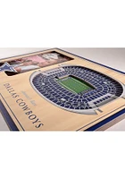 Dallas Cowboys Stadium View 4x6 Picture Frame - Brown