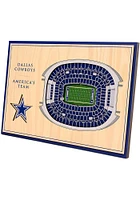Dallas Cowboys 3D Desktop Stadiumviews Navy Blue Desk Accessory