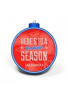 Kansas Jayhawks 3D Stadium View Ornament - Blue