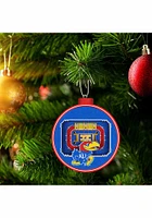 Kansas Jayhawks 3D Stadium View Ornament - Blue