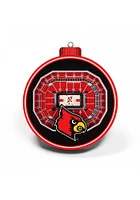 Louisville Cardinals 3D Stadium View Ornament - Black