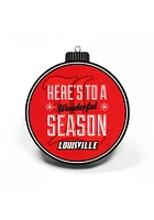 Louisville Cardinals 3D Stadium View Ornament - Black