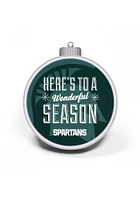 Michigan State Spartans 3D Stadium View Ornament - Green