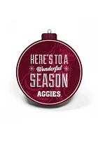 Texas A&M Aggies 3D Stadium View Ornament - Red