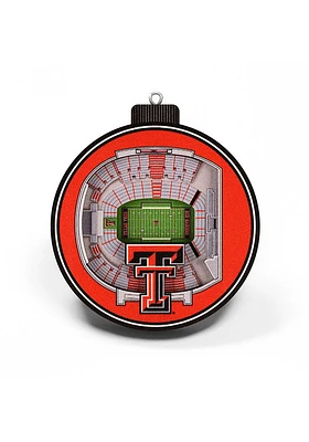 Texas Tech Red Raiders 3D Stadium View Ornament