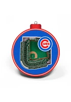 Chicago Cubs 3D Stadium View Ornament - Blue