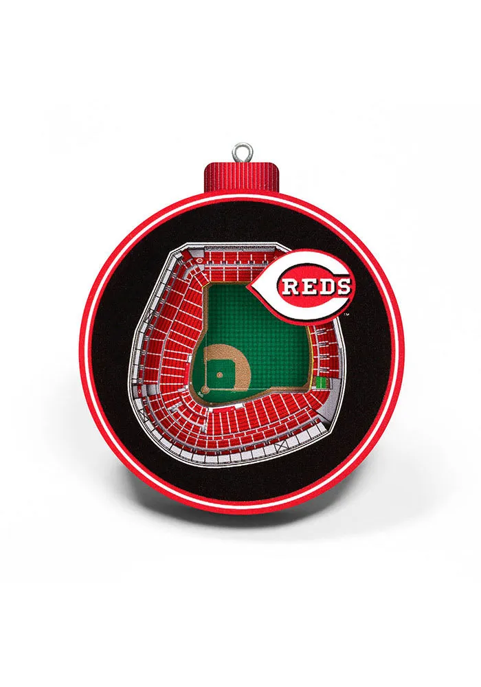 Cincinnati Reds 3D Stadium View Ornament