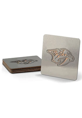 Nashville Predators 4 Pack Stainless Steel Boaster Coaster