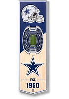 Dallas Cowboys 6x19 inch 3D Stadium Sign