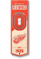 Detroit Red Wings 6x19 inch 3D Stadium Sign