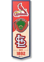 St Louis Cardinals 6x19 inch 3D Stadium Sign