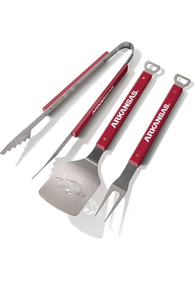 Arkansas Razorbacks Spirit 3 Piece BBQ BBQ Tool Set