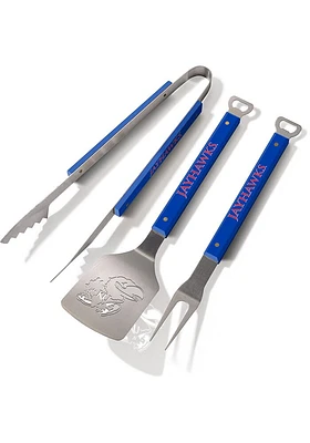 Kansas Jayhawks Spirit 3 Piece BBQ BBQ Tool Set