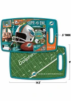 Miami Dolphins Retro Cutting Board