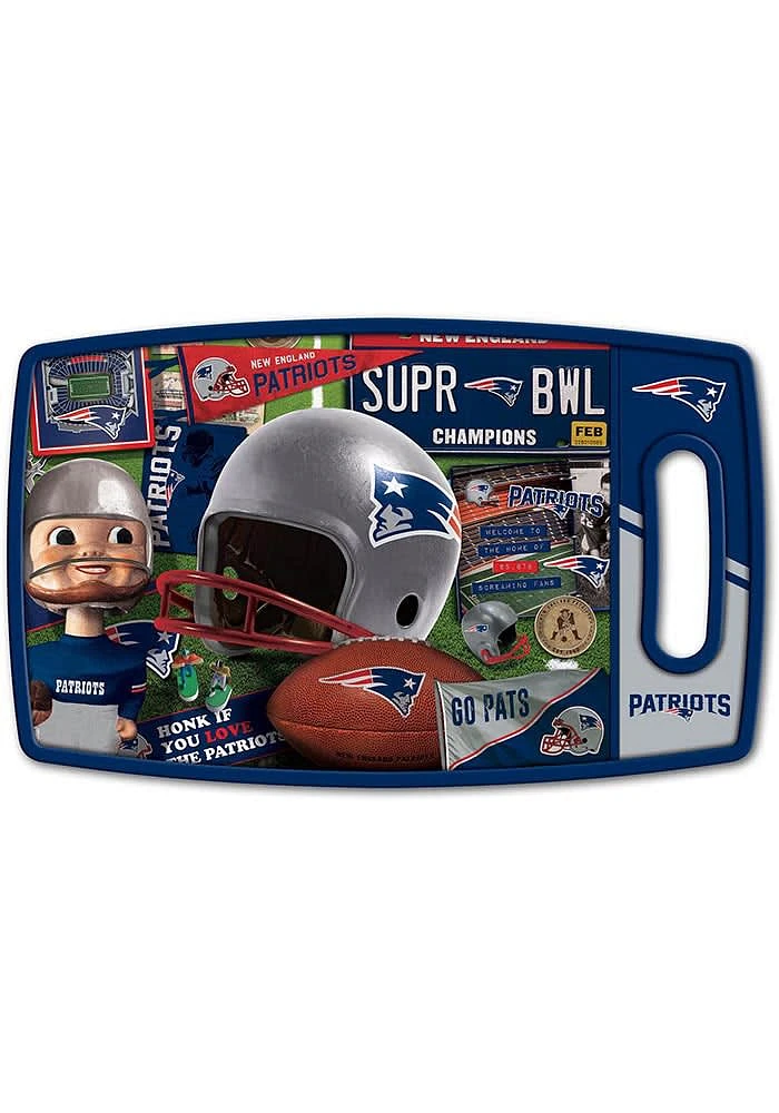 New England Patriots Retro Cutting Board