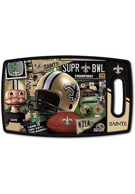 New Orleans Saints Retro Cutting Board