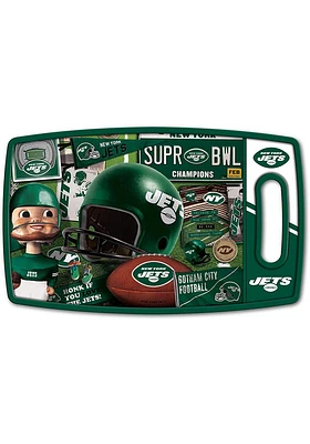 New York Jets Retro Cutting Board